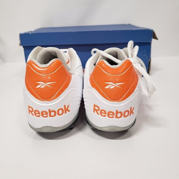 Reebok Equipment NFL Pro BurnerSpd III Low SD3 White/Orange Size Men's 14 - Picture 5 of 7